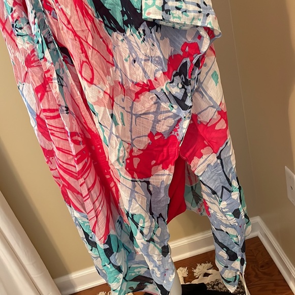 Flower Kimono / Beach Cover Up - Picture 4 of 6